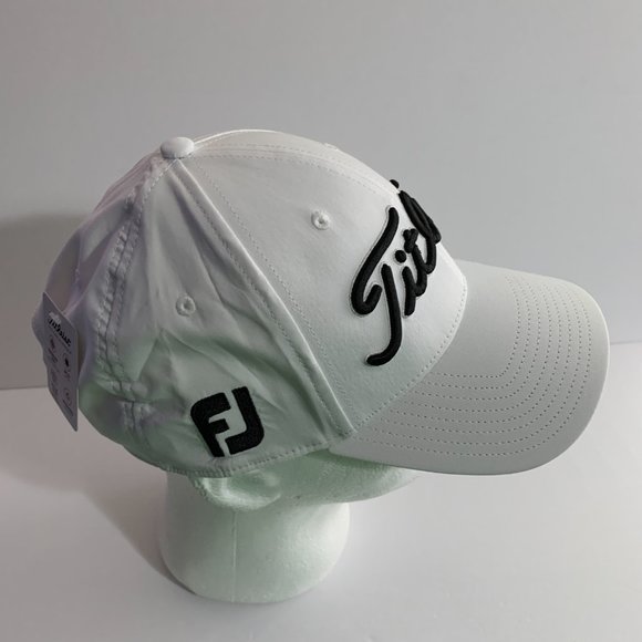 Titleist Hat Tour Performance Golf Cap Adjustable Clasp Closure NHSGA FJ Footjoy - Picture 8 of 10
